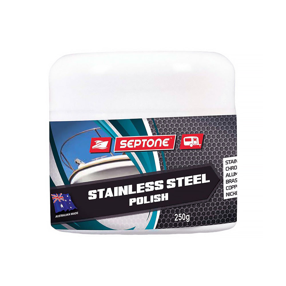 SEPTONE Boatcare Marine Stainless Steel Metal Polish 250g Tub