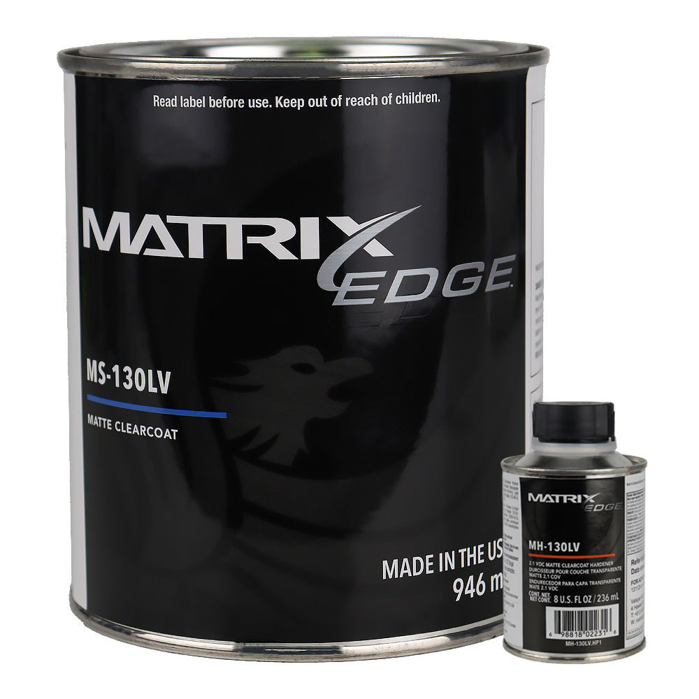 MATRIX EDGE MS-130LV Matt Clearcoat 946ml + MH-130LV Matt Hardener 236ml