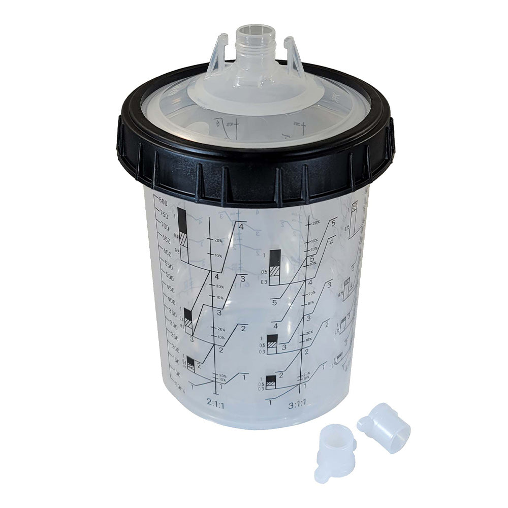 PLANIT Disposable Lids & Liners Kit 800ml 190um Filters PPS Cups