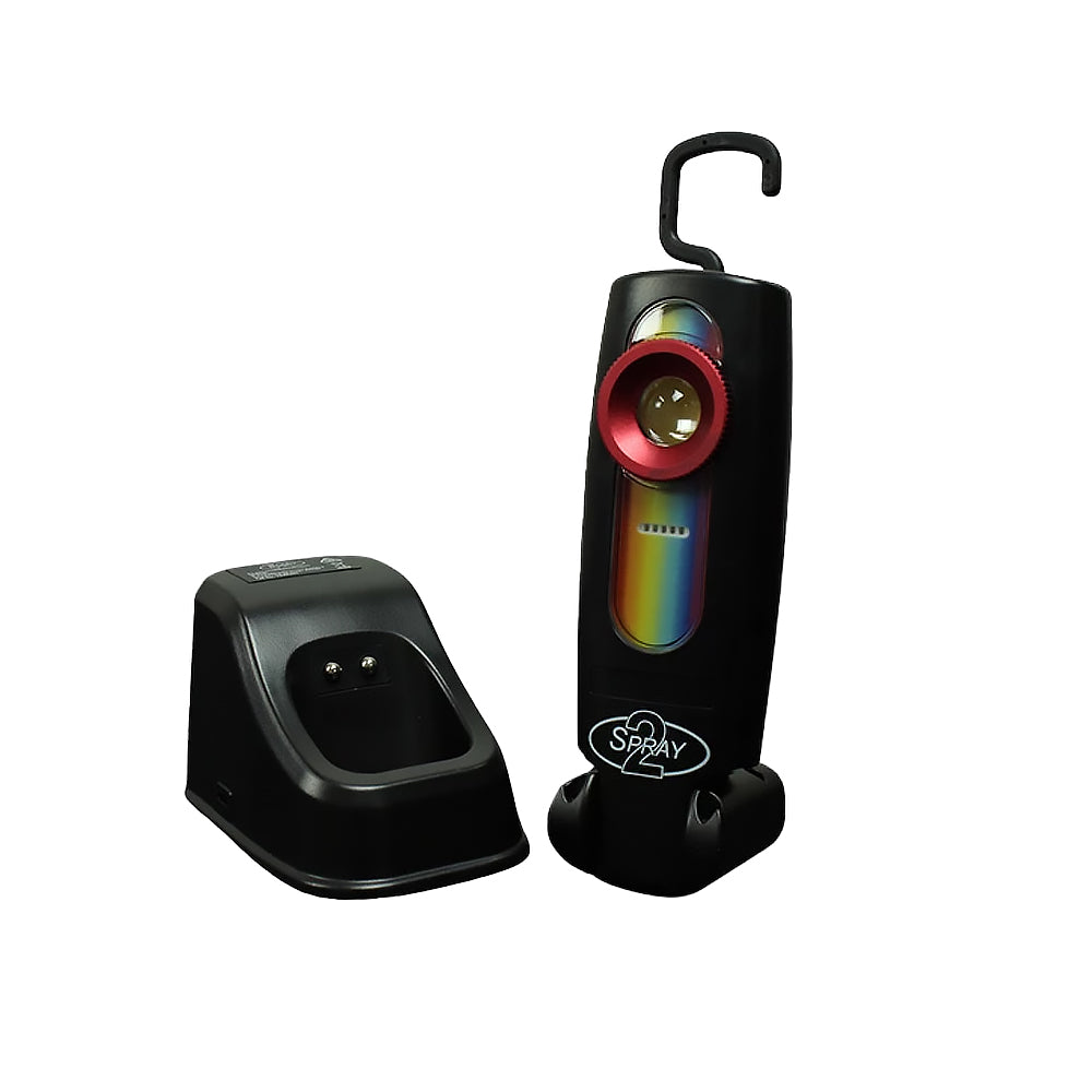 2SPRAY LED Colour Match Portable Work Light With Charging Dock