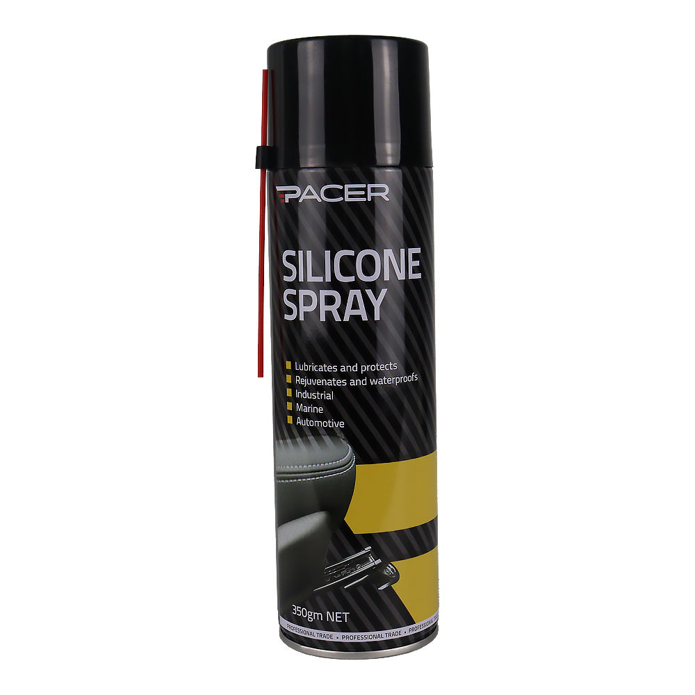 PACER Silicone Spray 350gm Lubricant Protective Coating