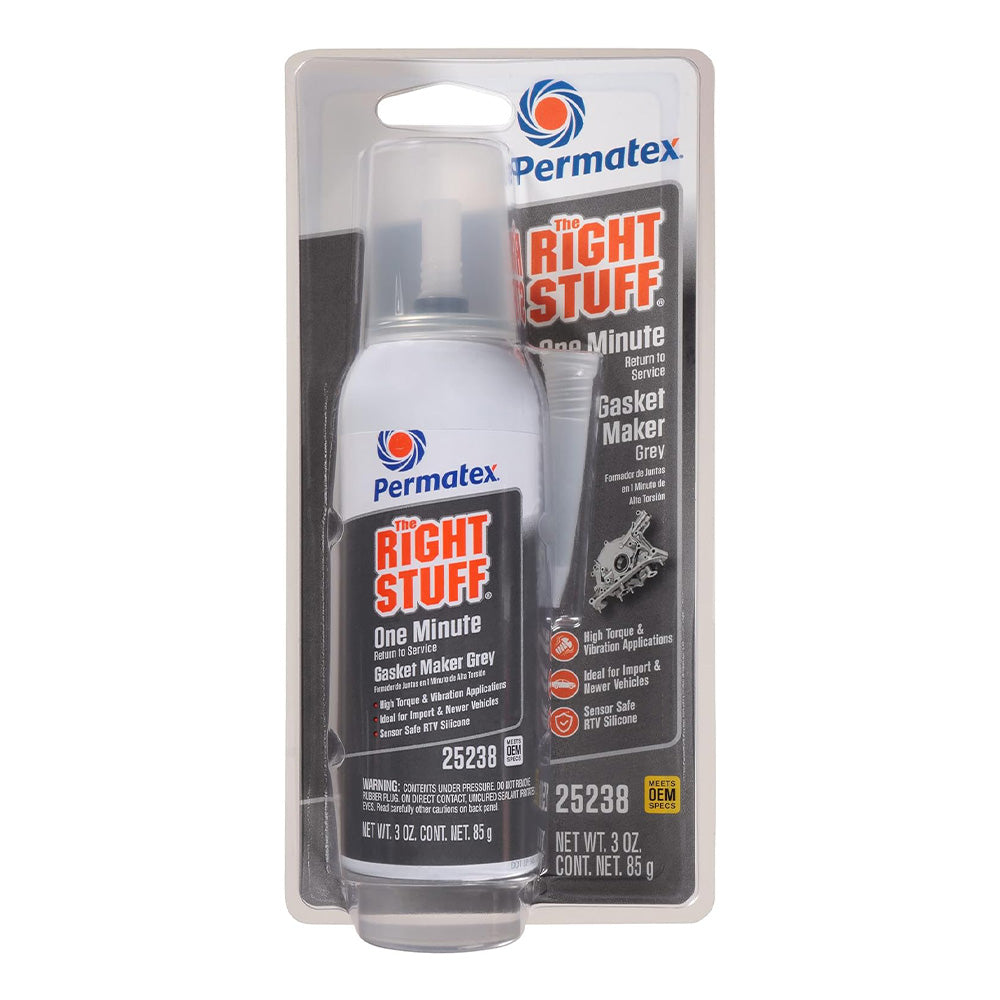 PERMATEX The Right Stuff 1 Minute Gasket Maker Grey 85g Aerosol PX25238
