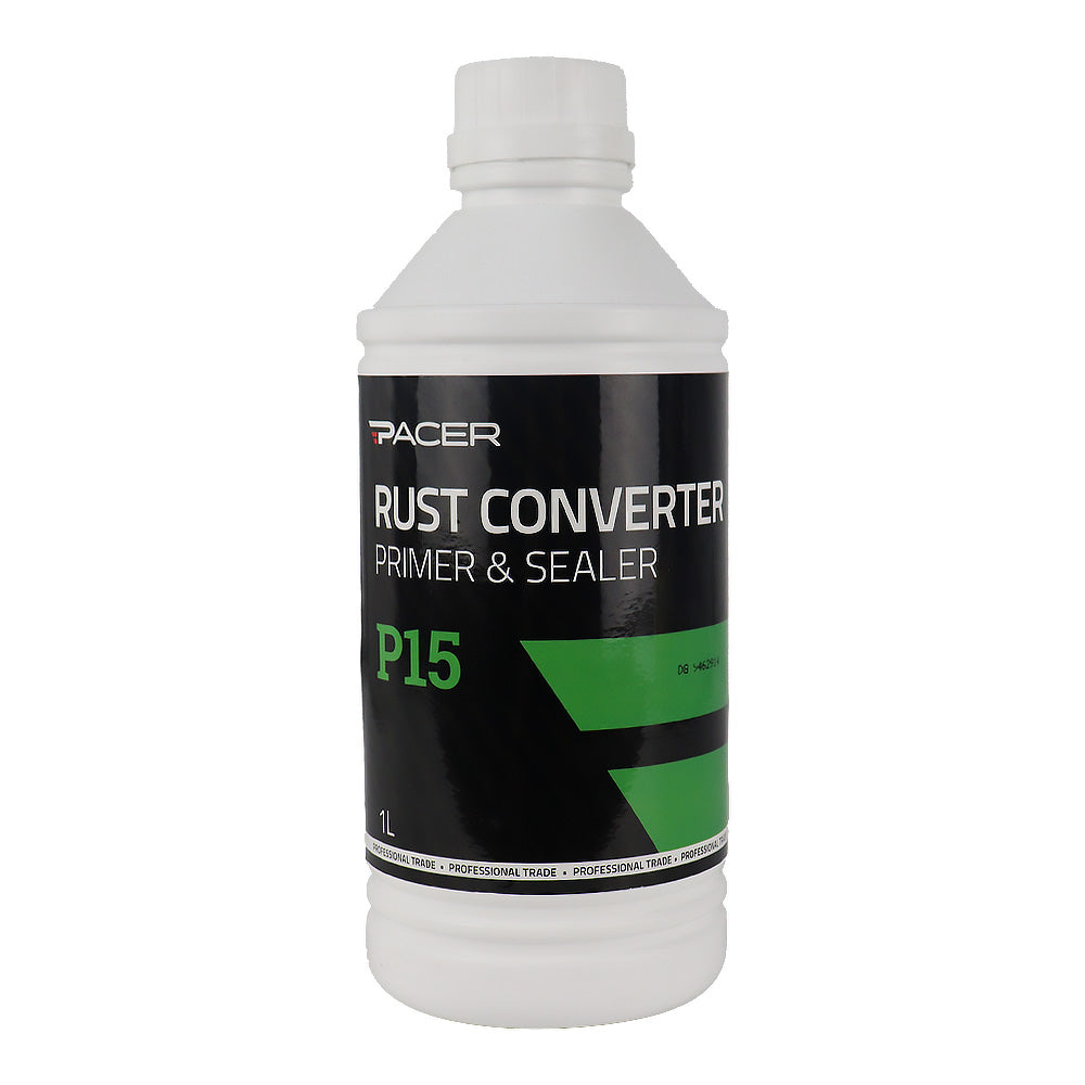 PACER P15 Rust Converter Primer & Sealer 1L Rust Neutraliser Primer