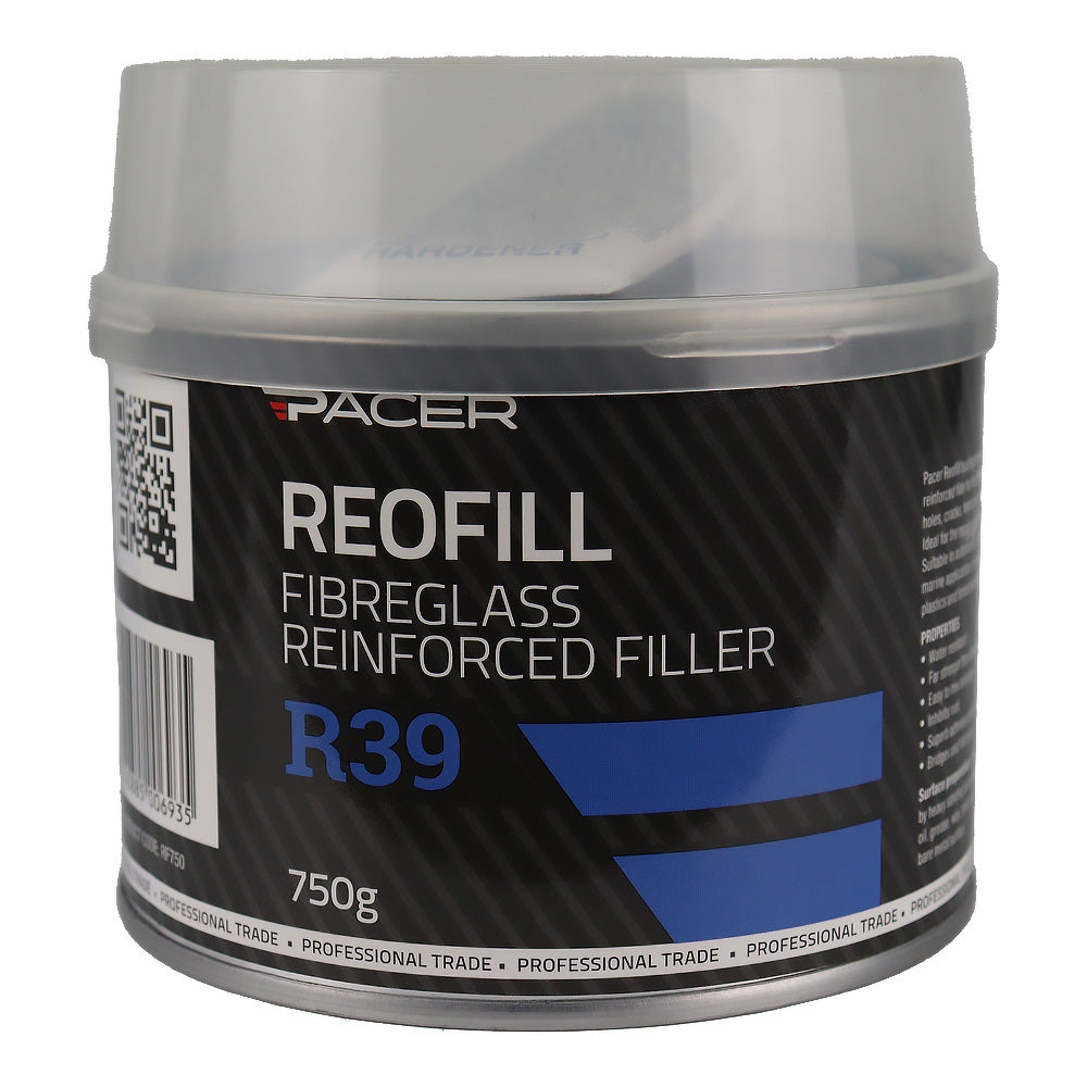 PACER R39 Reofill with Hardener 750gm Fibreglass Reinforced Automotive Filler