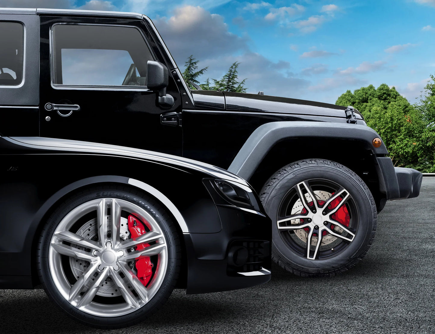 POR15 Brake Caliper Paint 236ml Red Clean Prep & Paint Brakes