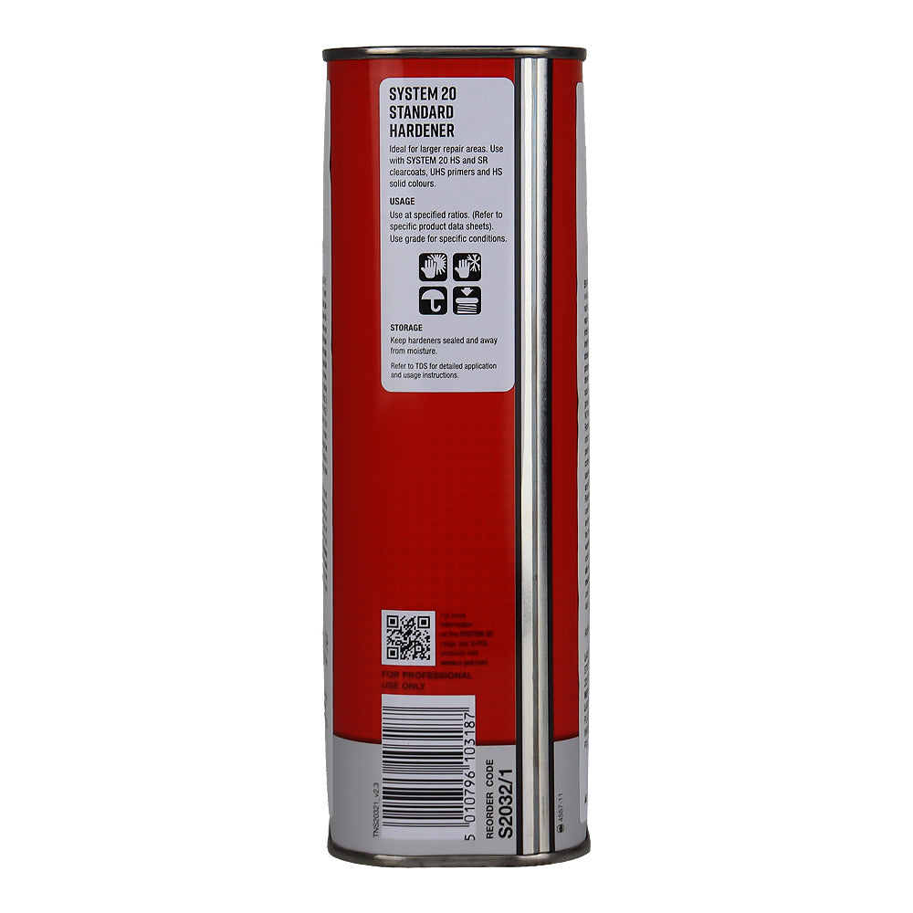 U-POL System 20 Standard Hardener 1L Automotive Clearcoat Hardener