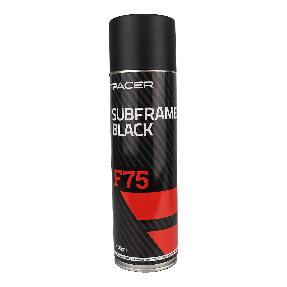 PACER F75 Subframe Black 400gm Aerosol Chassis Protective Paint