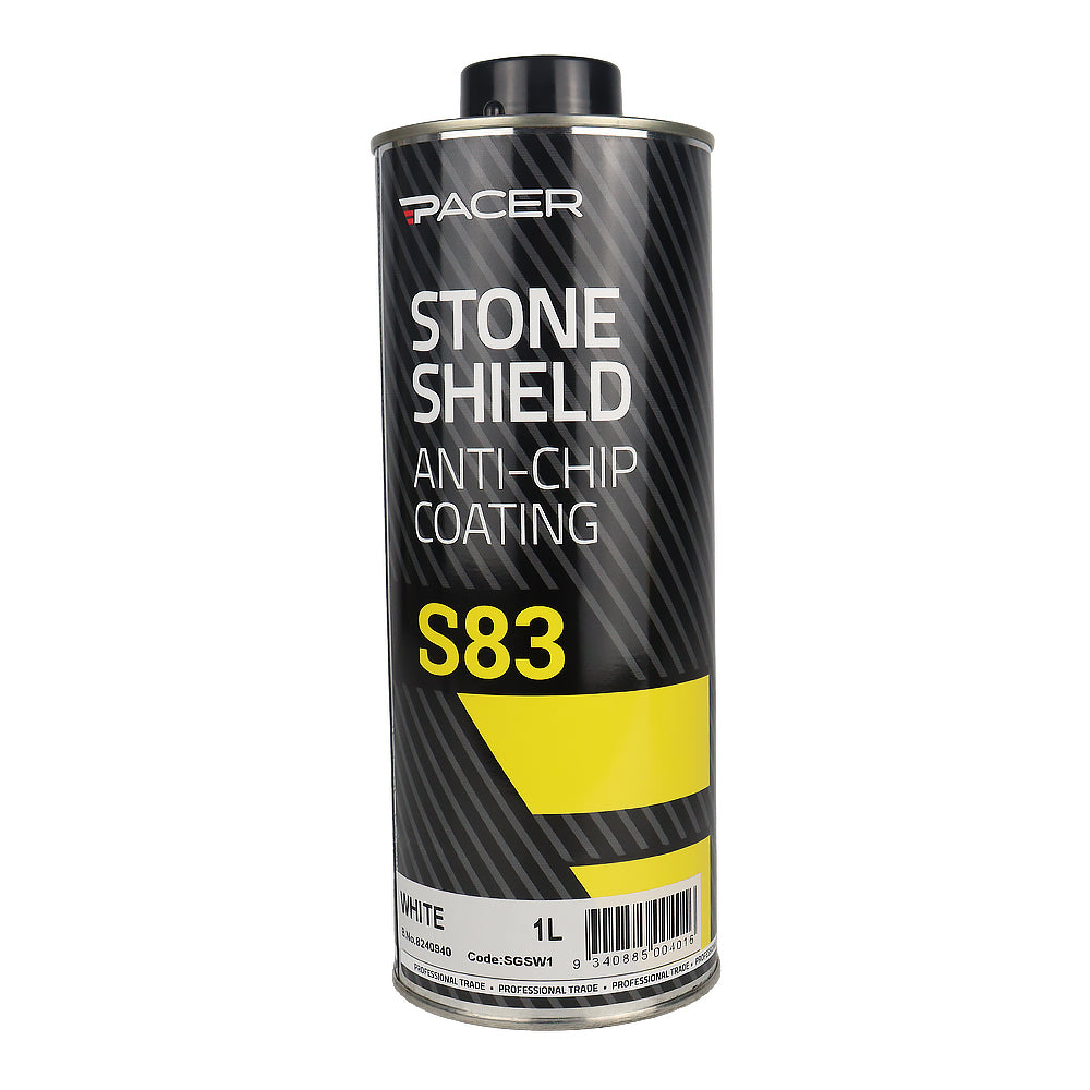 PACER S83 Stone Shield White 1L Protective Automotive Coating Anti-Chip
