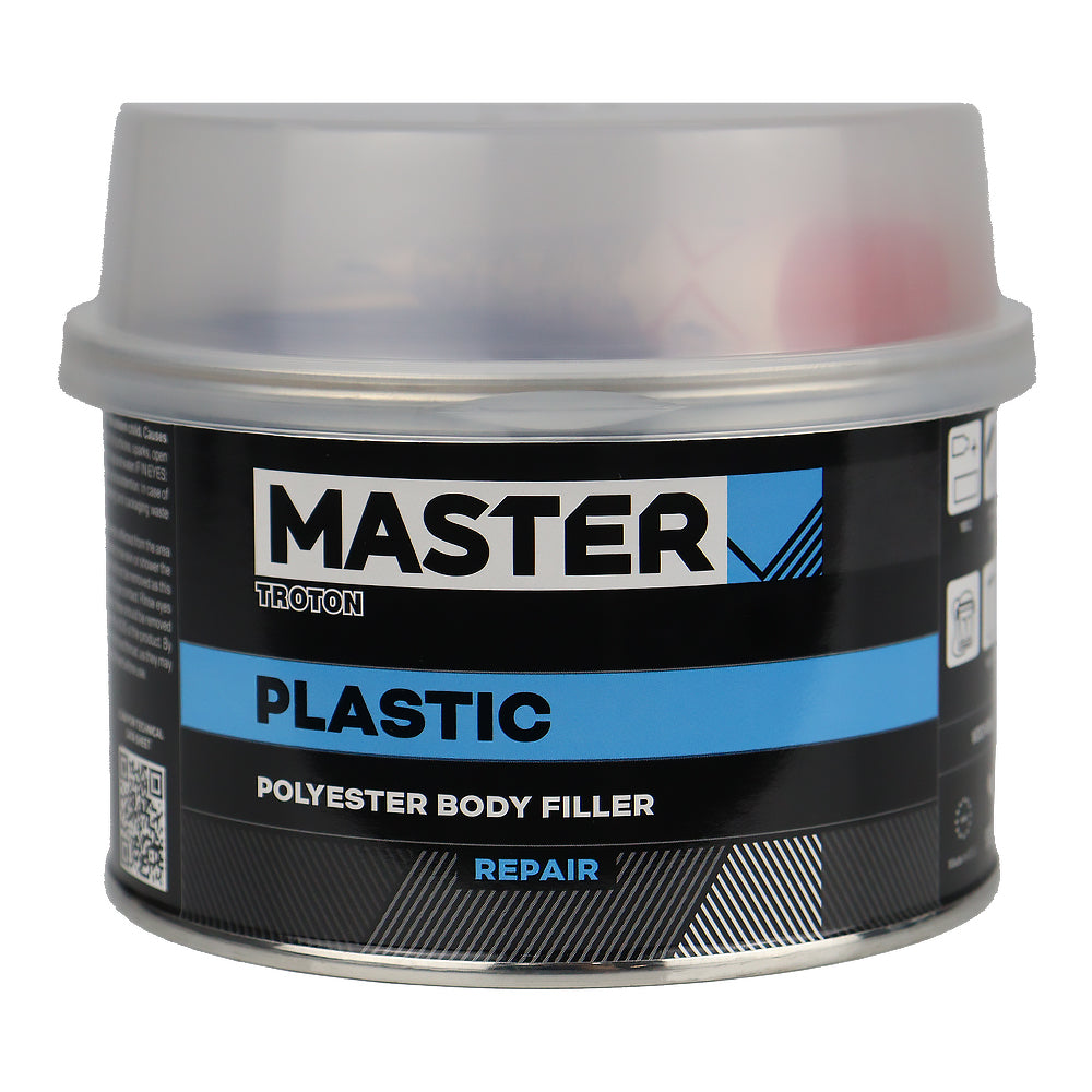 TROTON Master Plastic Filler 400gm Includes Hardener Flexible Polyester Putty Repair