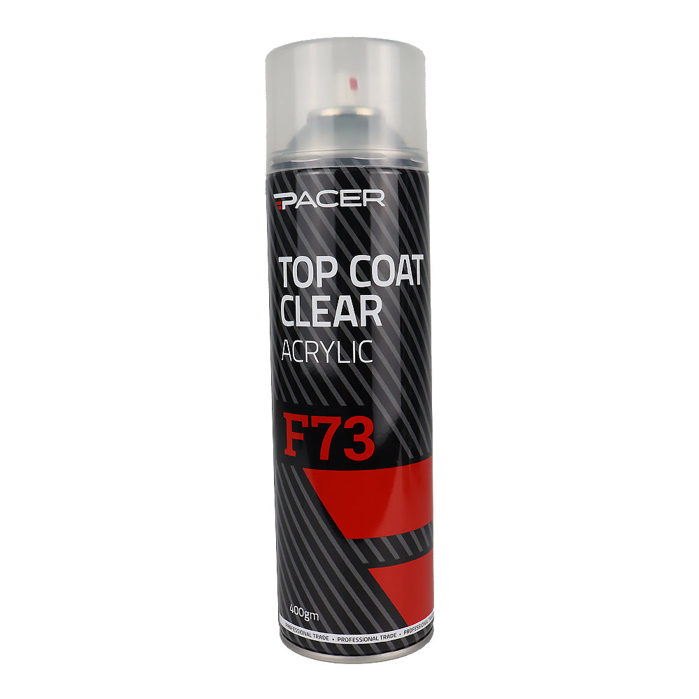 PACER F73 Top Coat Clear Acrylic 400gm Aerosol Protective Finish