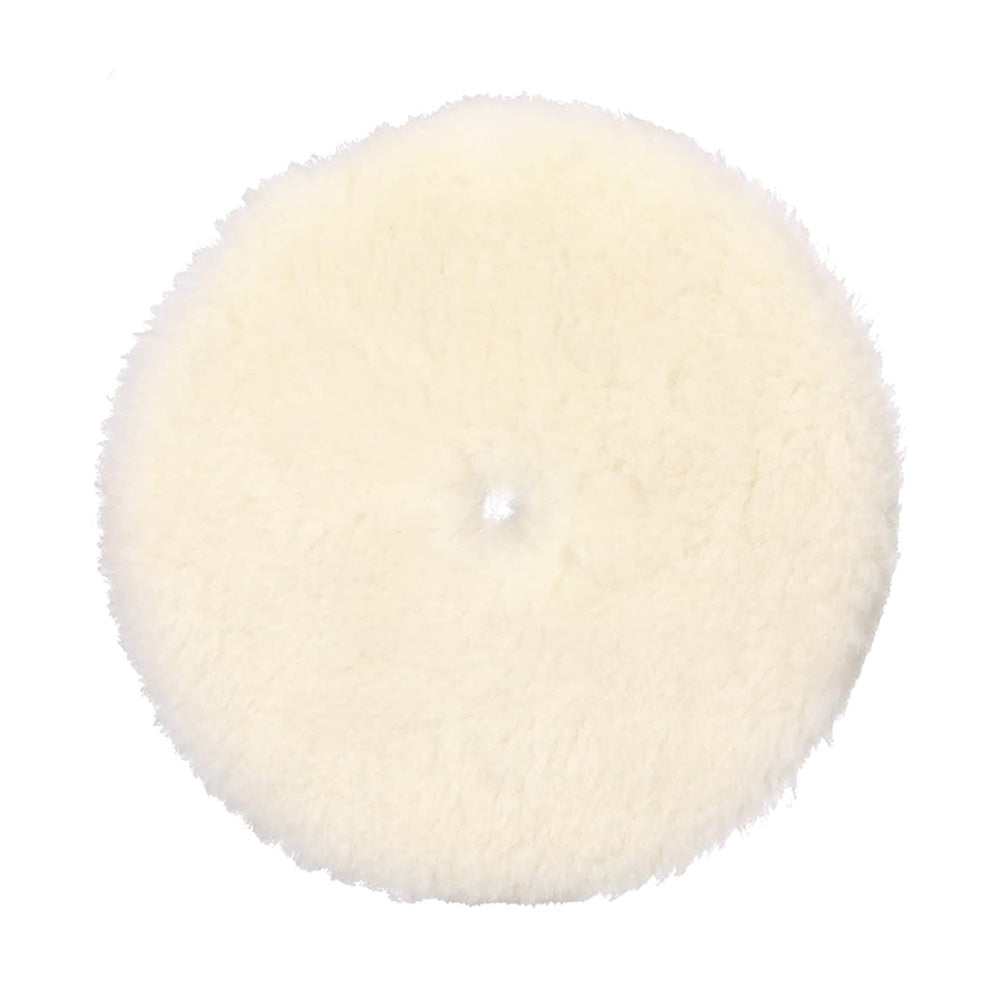 3M 34121 Perfect It Random Orbital Medium Wool Pads 5"/130mm White x 2 Pack
