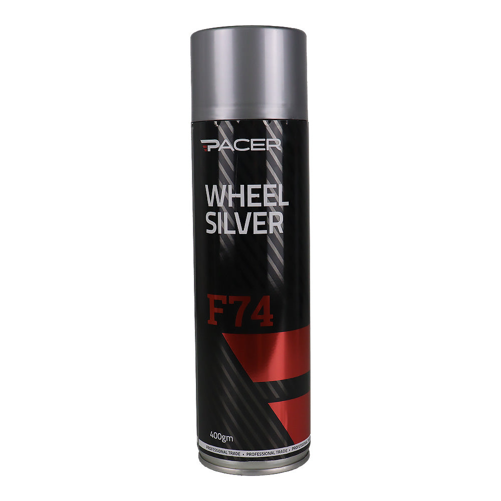 PACER F74 Wheel Silver 400gm High-Performance Automotive Spray Paint