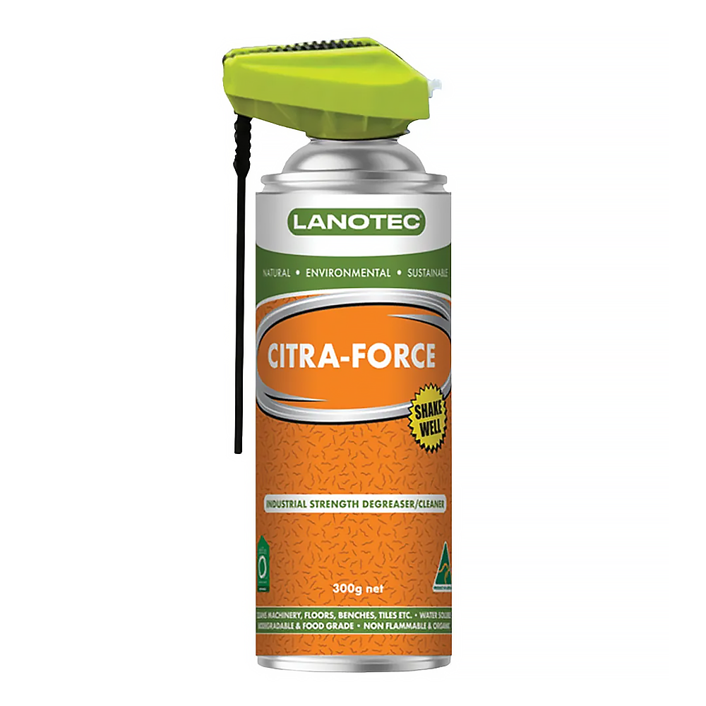 LANOTEC Citra-Force Industrial Strength Citrus Degreaser Spray 300g Aerosol