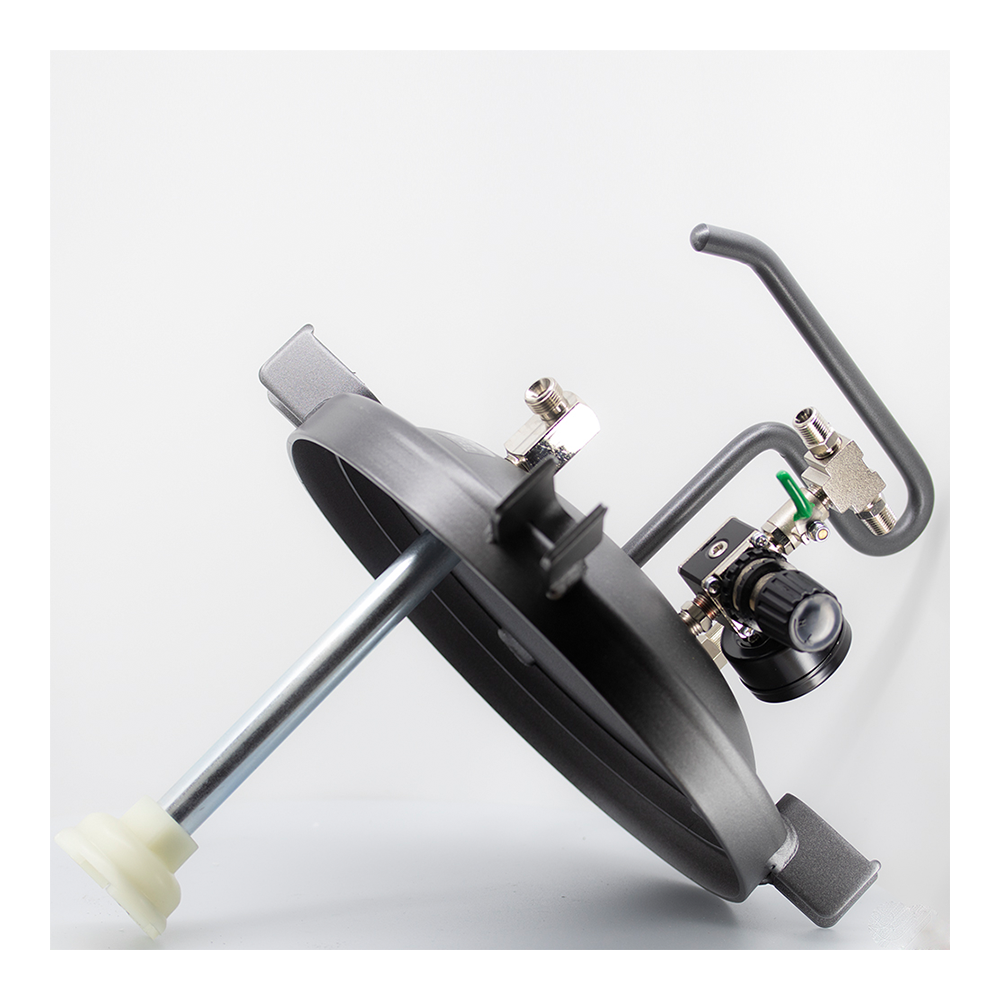 WORKQUP 10L Paint Pressure Pot Non-Agitation With Regulator Liner Casters 02210