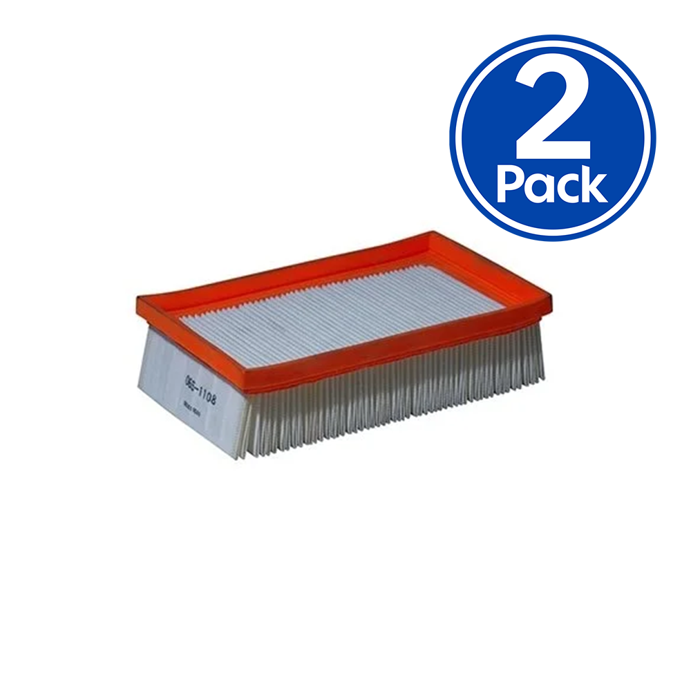 Rupes Polyester Panel Filter Cartridge Set Suit S145 Dust Extractor 065.1108 x 2 Pack