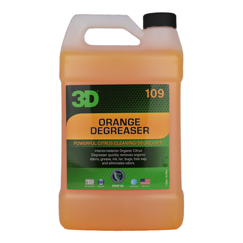 3D 109 Orange Degreaser 3.78L Biodegradable Citrus Water Based Cleaner