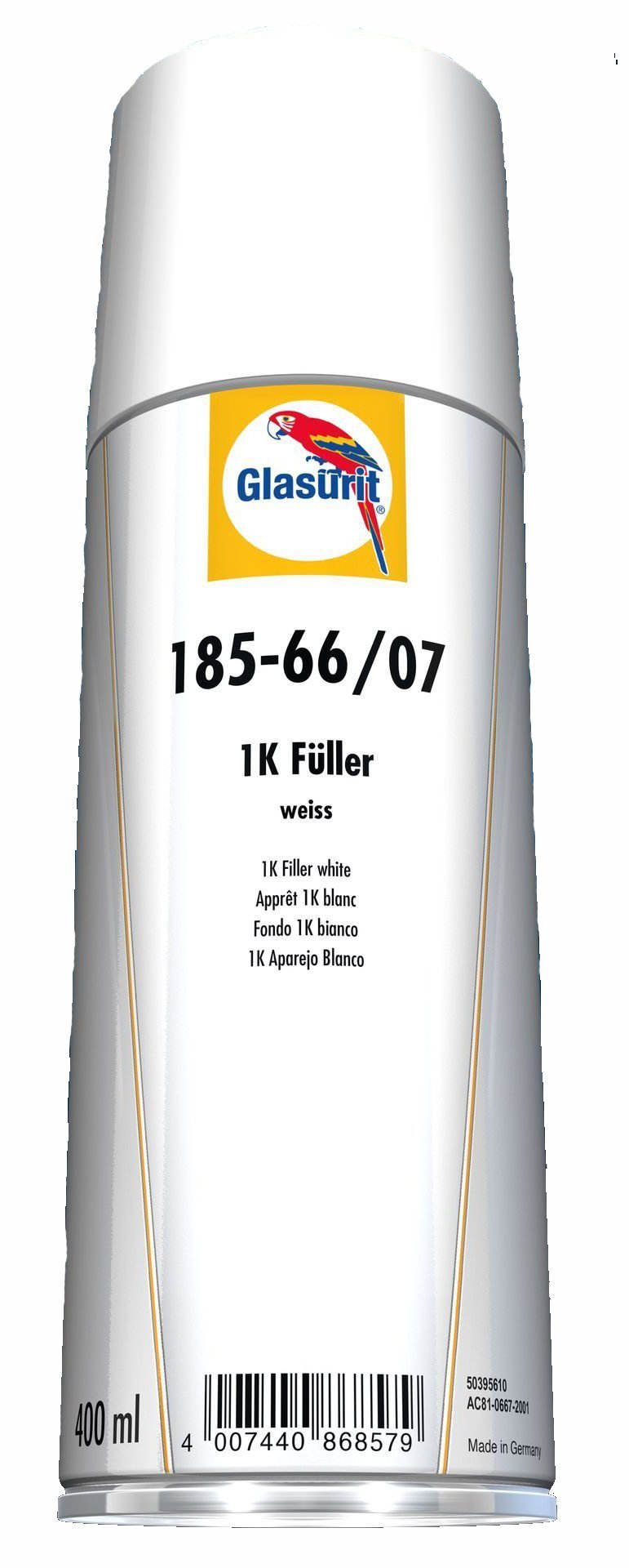 Glasurit 185-66/07 1K Filler White 400mL