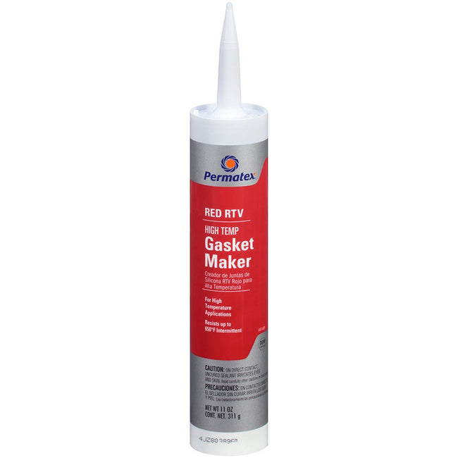 Permatex High Temperature Red RTV Silicone Gasket Maker 311g