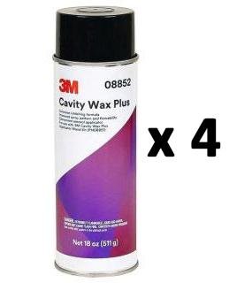 3M Cavity Wax Plus Interior Corrosion Prevention 511g 08852 x 4