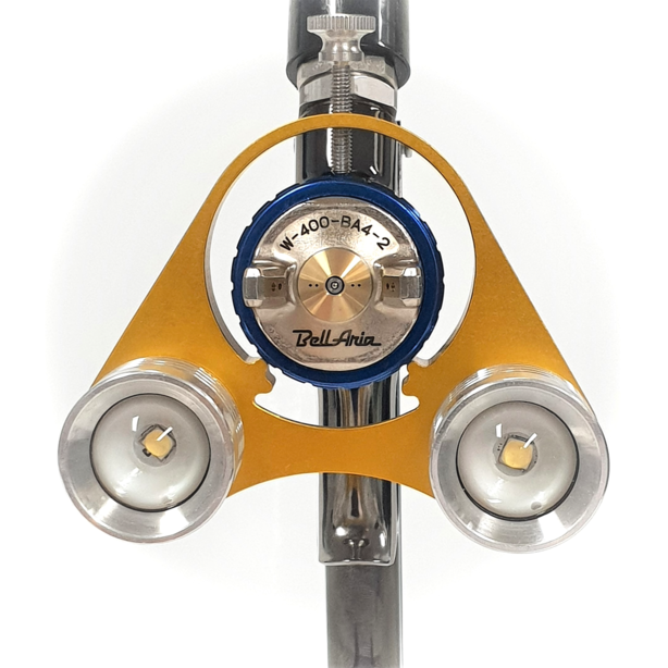 Spray Gun LED Light Mountable For Gravity Feed Spray Guns