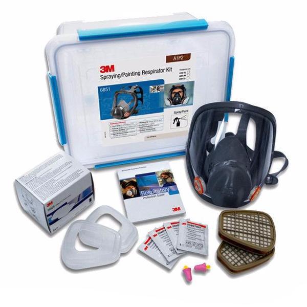 3M Spraying Painting Fullface Respirator Kit 6851 A1P2 Large