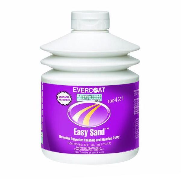 Evercoat Easy Sand 2 Part Flowable Polyester & Finishing Blending Putty 880ml 30oz