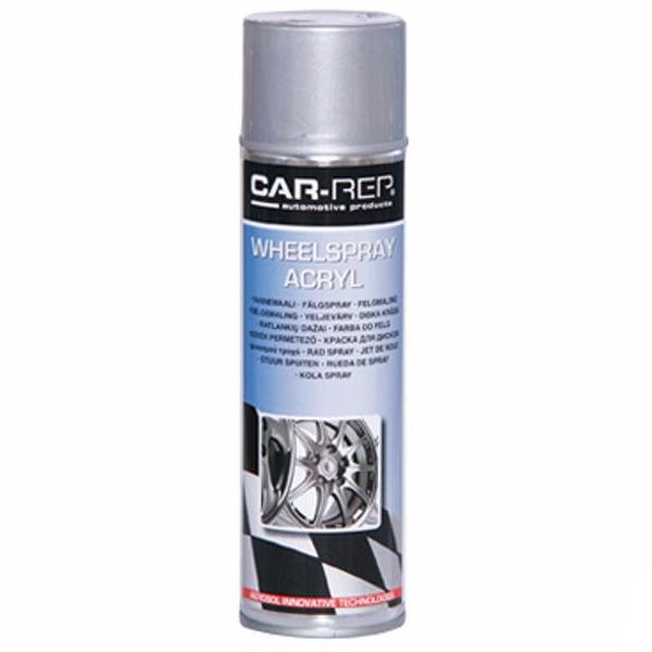 Professional Silver Car Rubber Spray Rubber Paint Film Coat Wheel Rim 500ml