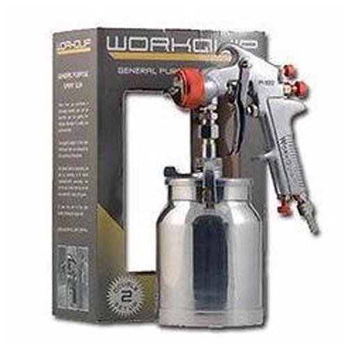 Workquip Double Setup General Purpose Suction Spray Gun 1.8mm & 2.5mm P102