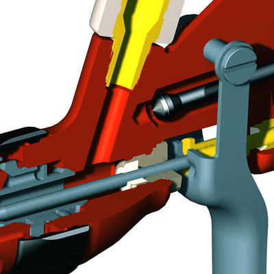 Sagola Red 3300 GTO EPA Cap Gravity Spray Painting Gun HS Primers 1.8mm