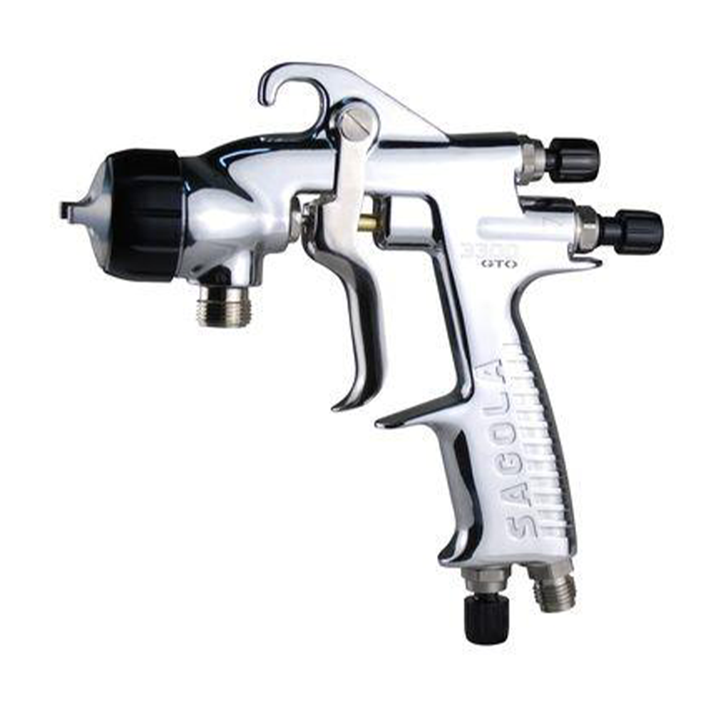 SAGOLA 3300 Pro Pressure Spray Gun 1.8mm EPA Cap Enamels Varnish Primer Basecoat
