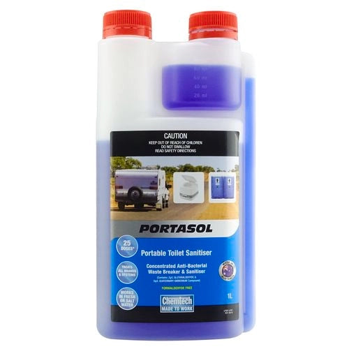 Chemtech POR-1L Portasol Portable Toilet Sanitizer 1L