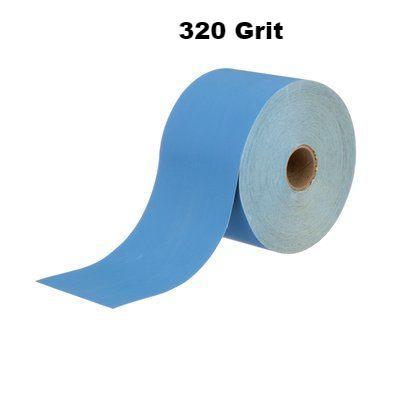 3M Stikit Blue Abrasive Sheet Roll 70mm x 41.1m 320 Grit 36225 Surface Prep
