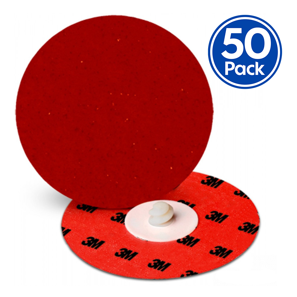 3M 984F Cubitron II Roloc Disc 75mm P60 x 50 Pack Grit Sanding Abrasive Box