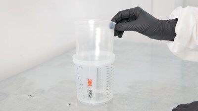 3M™ 26026 Series 2 PPS Kit Standard 650ml 125 Micron Box 50 Lids & Liners