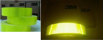 3M 983-23 Diamond Grade Reflective Tape 100mm x 15m Fluoro Yellow/Green