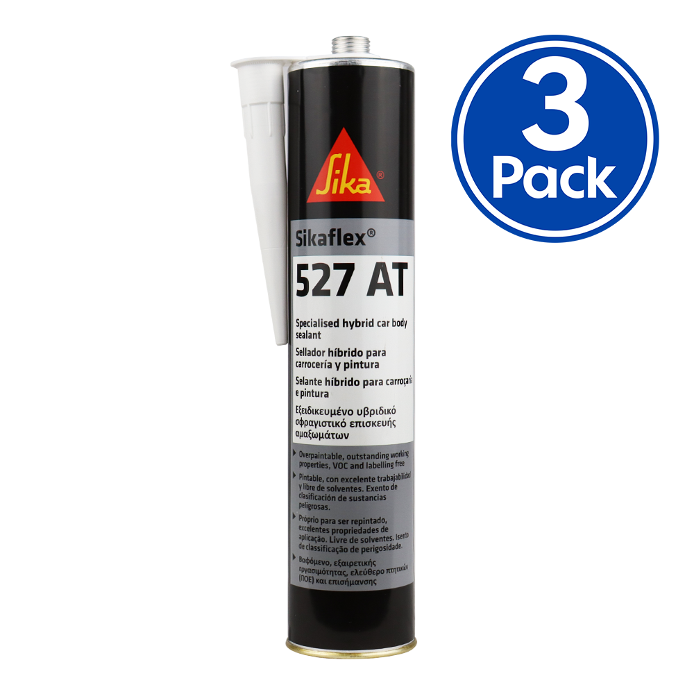 Sika Sikaflex 527 AT Specialist Hybrid Car Body Sealant 300ml White x 3 Pack