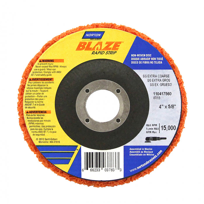 Norton 100x16mm Depressed Centre Disc Blaze Rapid Strip Ceramic