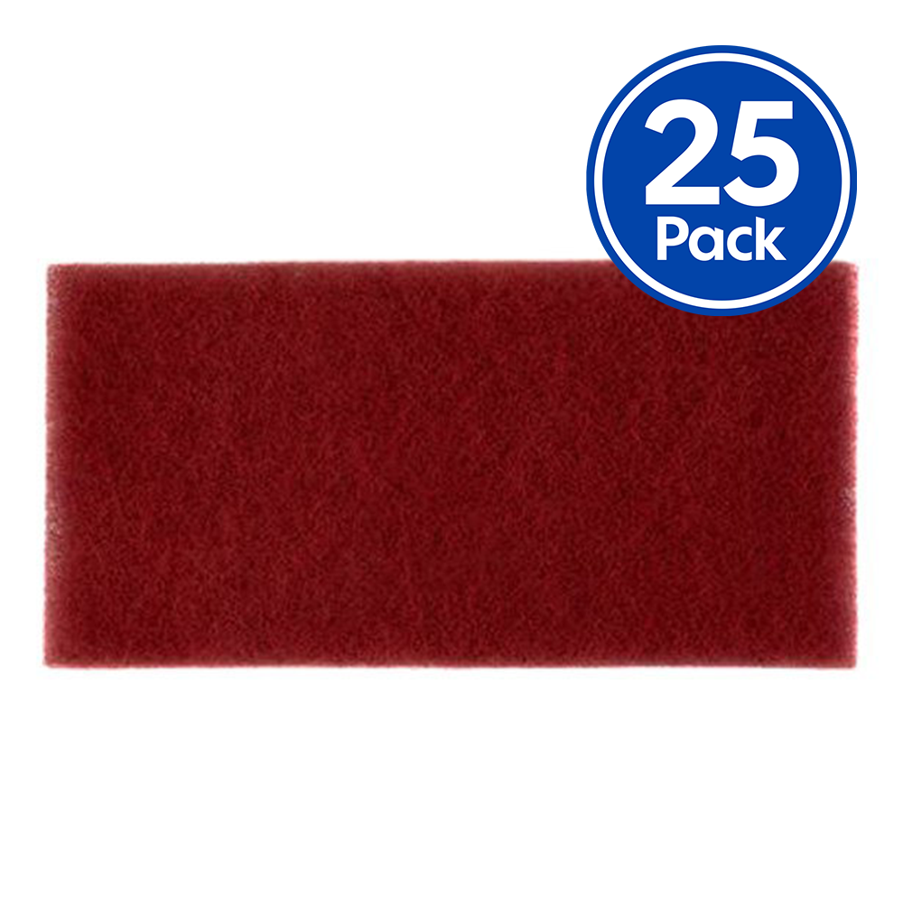 3M 64660 Scotch-Brite Durable Flex Hand Pad Maroon Very Fine 115mm x 230mm x 25