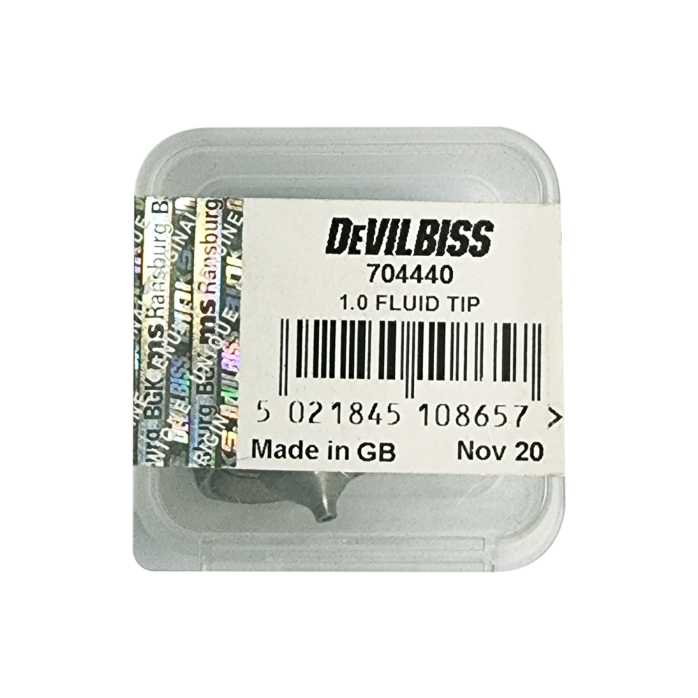 DEVILBISS DV1 Fluid Tip 1.0mm DV1 1.0 C 704440 Spray Gun Nozzle