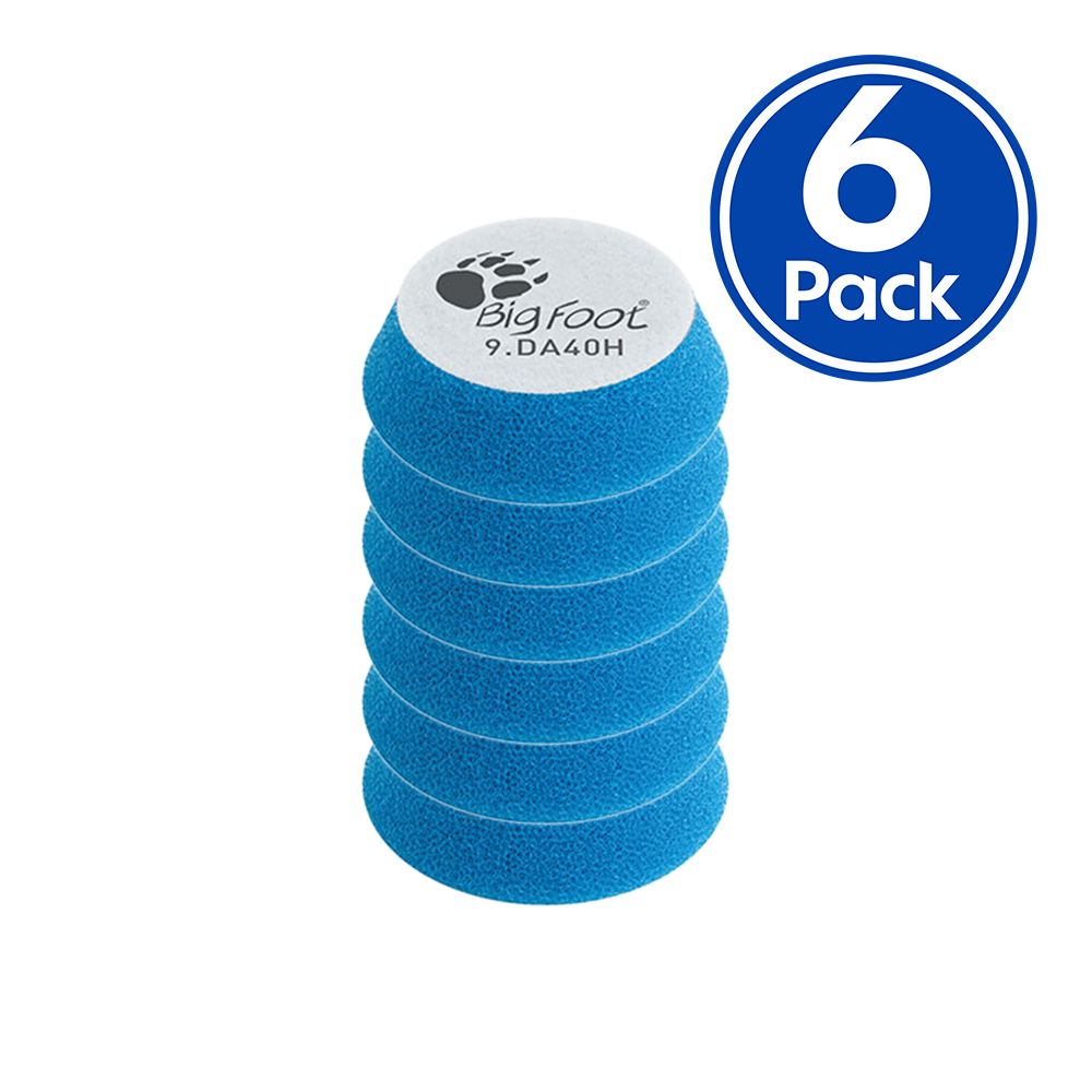 RUPES Bigfoot 30/40mm Coarse Blue Foam Polishing Pad 9.DA40H x 6 Pack