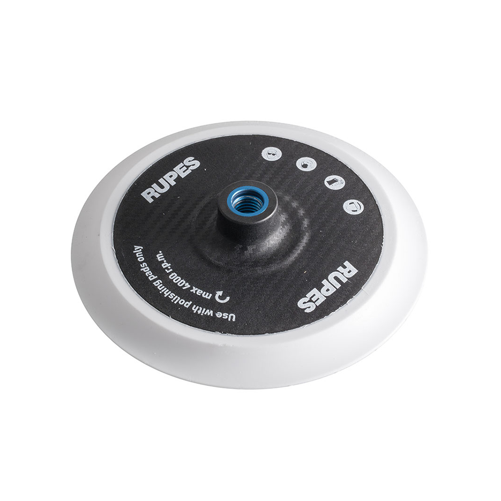 RUPES Backing Pad 165mm Hook & Loop No Hole Hard M14 Suit LH Polisher 992.650