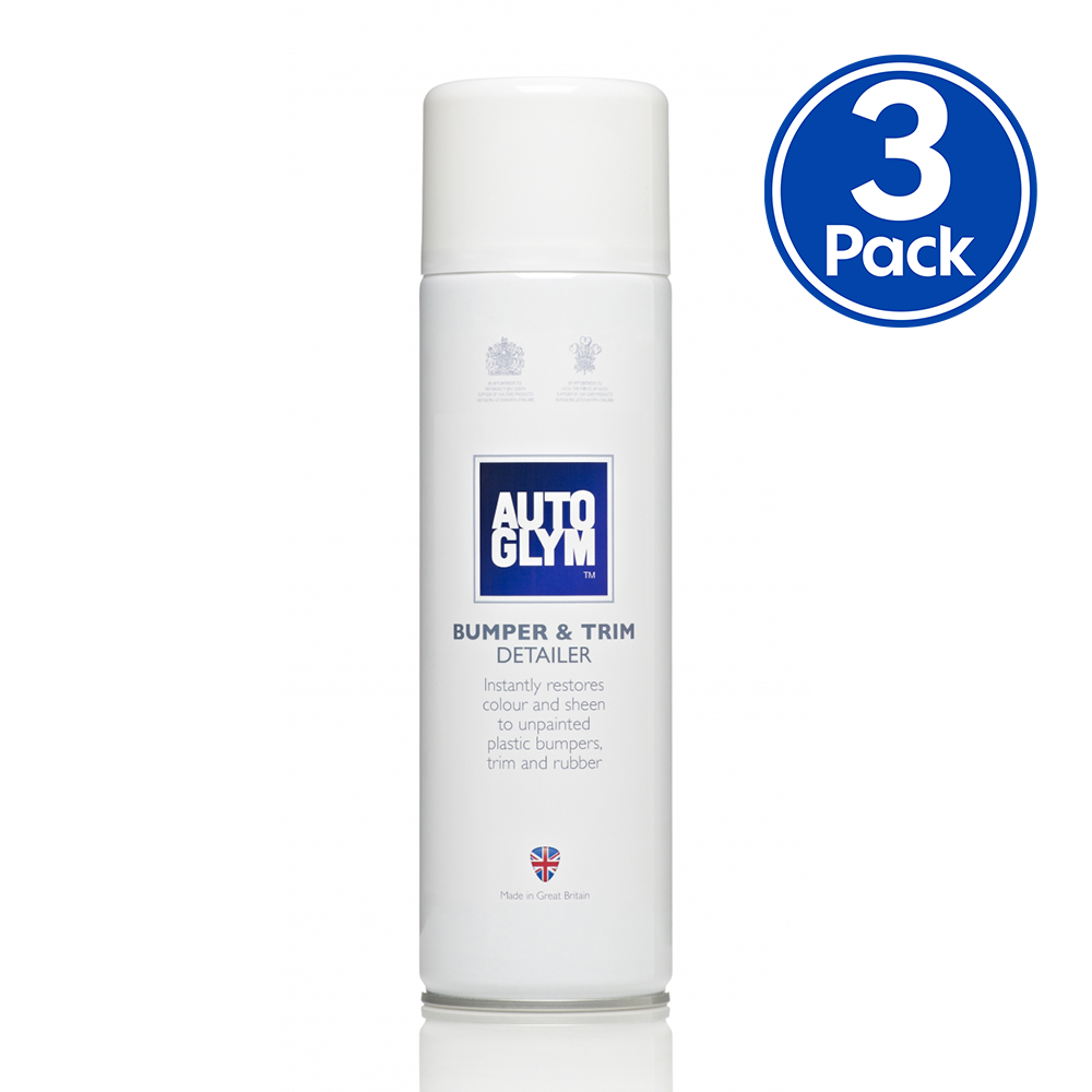 AUTOGLYM Bumper & Trim Bumper Detailer 274g x 3 Pack Colour Restorer