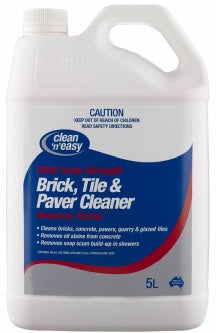 Chemtech Brick Tile & Paver Cleaner 5lt TR50 Removes Rust Stains