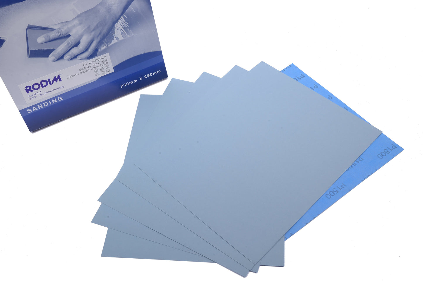 BASF Rodim Wet & Dry Sanding Paper Sheet 280mm x 230mm Pack of 50 Glasurit
