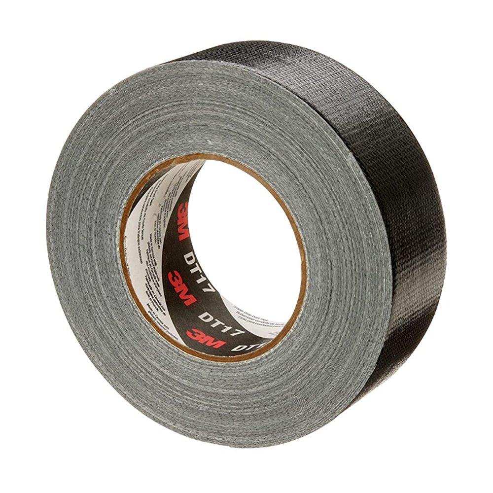 3M DT17 Super Duty High Strength Duct Tape 48mm x 32m Black x 6 Pack