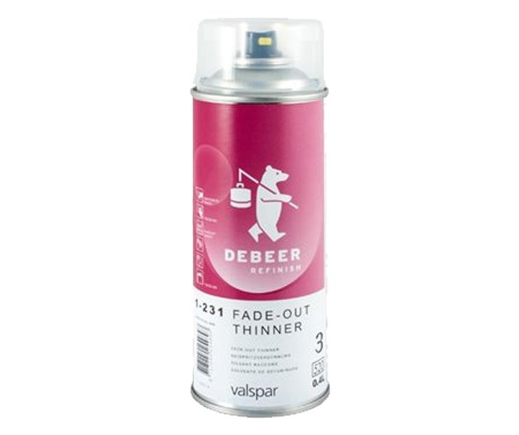 Valspar Debeer Fade-Out 1-231 Thinner 400ml Aerosol