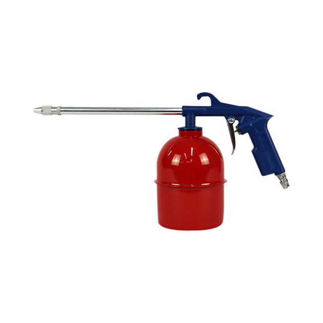 EMAX Air Engine Cleaning Gun 750ml Pot Adjustable Nozzle NITTO Fitting Degreasing