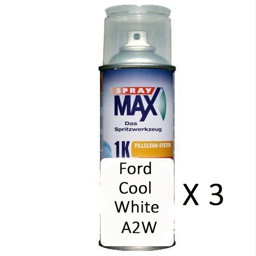 Auto Car Touch Up Can Ford Cool White A2W x 3