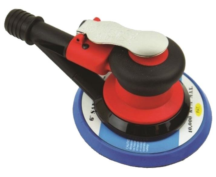 GRP 6'' 150mm Orbital Palm Sander 2.5mm Orbit Dust Extraction
