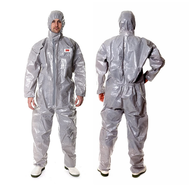 3M Chemical Heavy Duty Protective Suit Overall Coverall 4570 Type 3/4/5/6 - 2XL